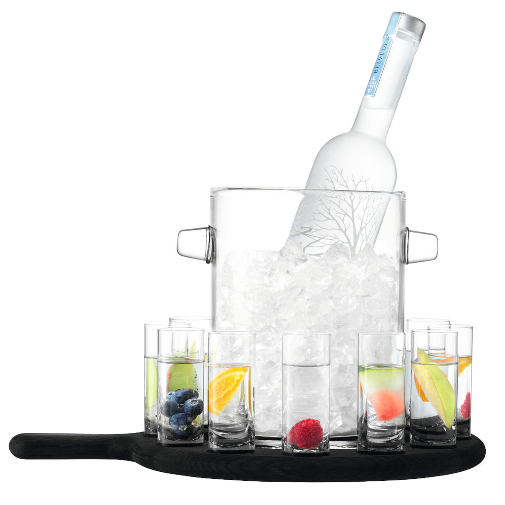 Grand Vodka Serving Set & Paddle - LSA International - XOXO Florist