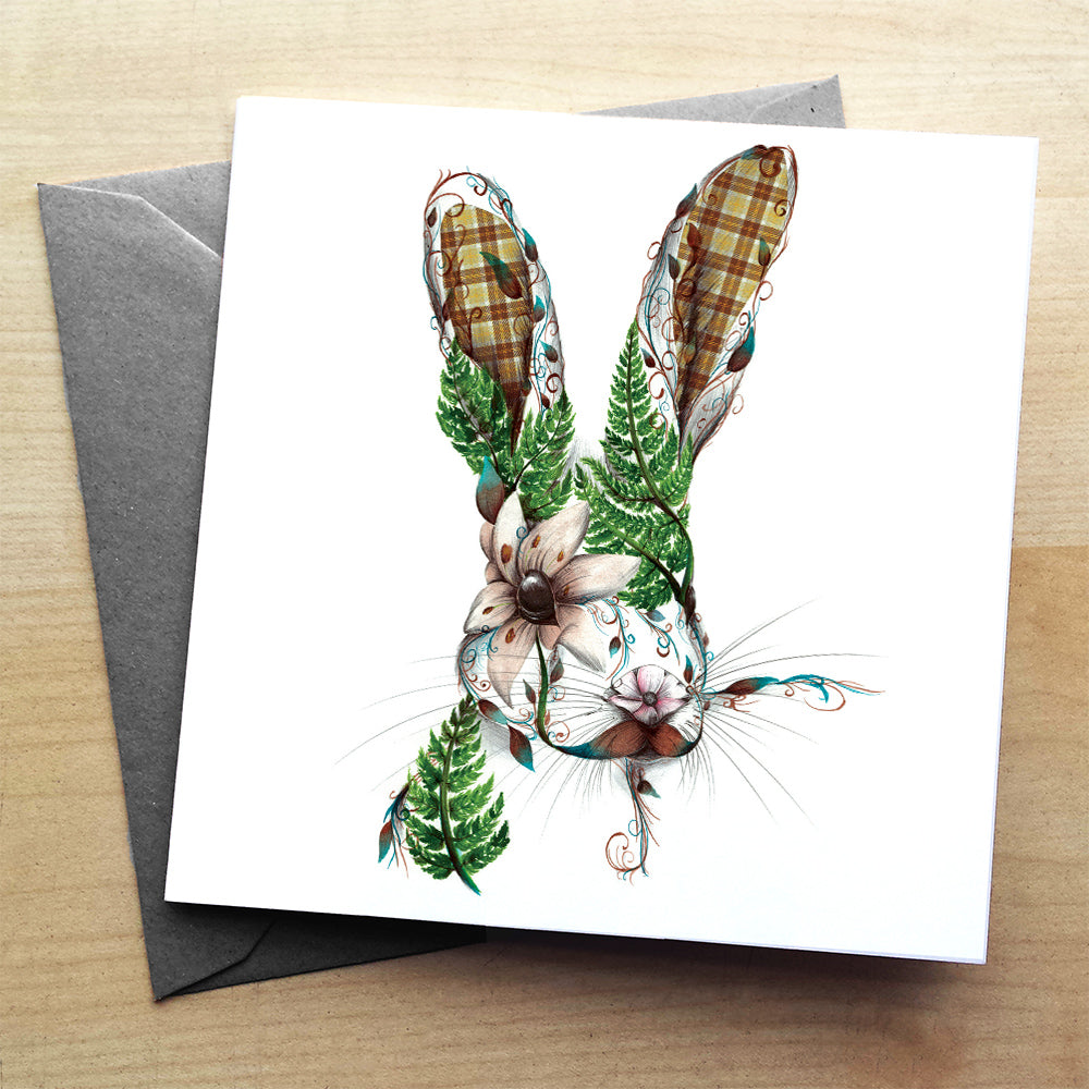Harry the Hare premium greeting card | XOXO Florist Aberdeen