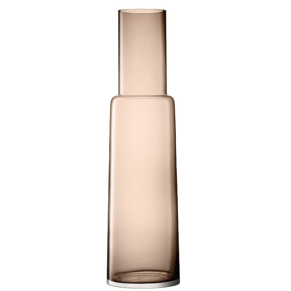 Large Mocha Chimney Vase - Glassware, Homeware