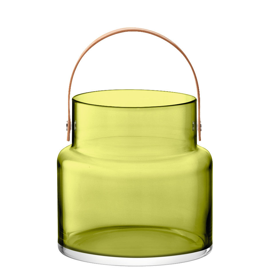 Olive Utility Pot & Leather Handle