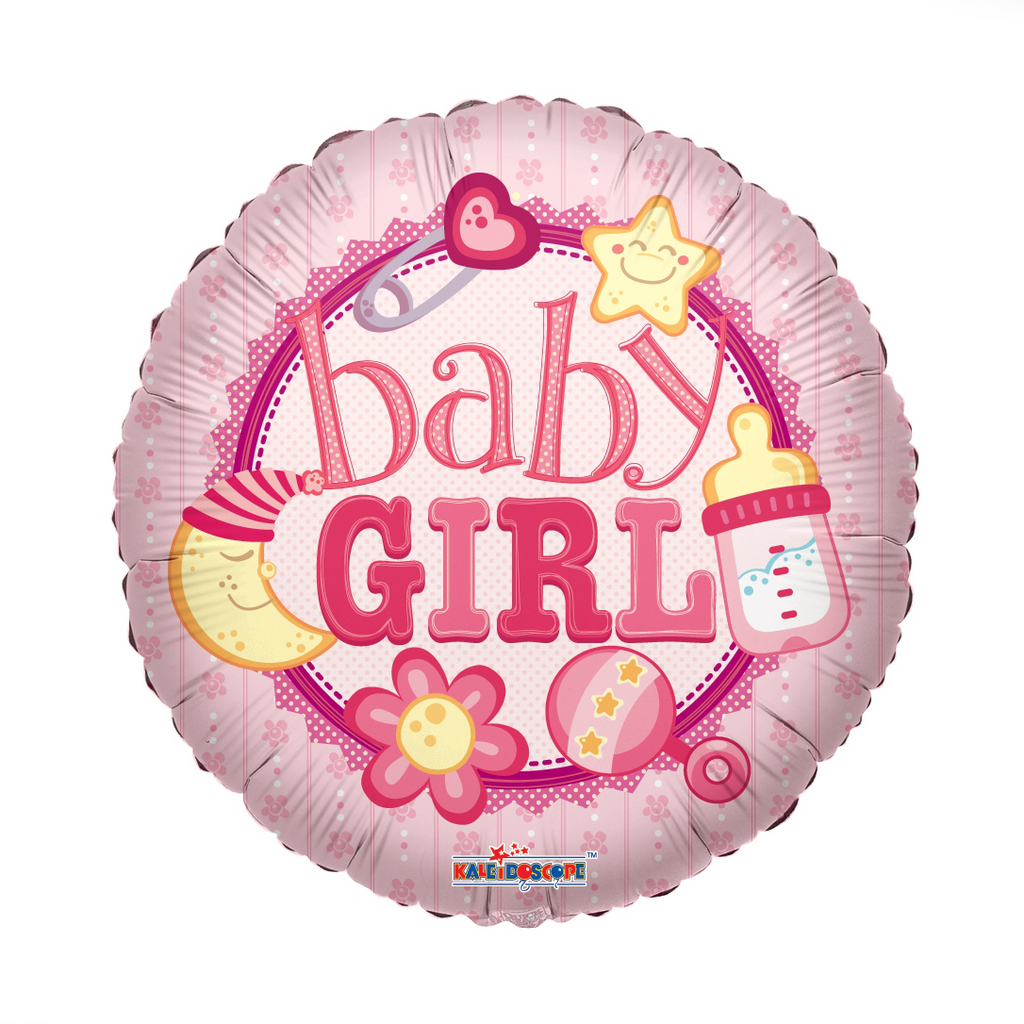 Baby Girl Helium Balloon - XOXO Florist Aberdeen