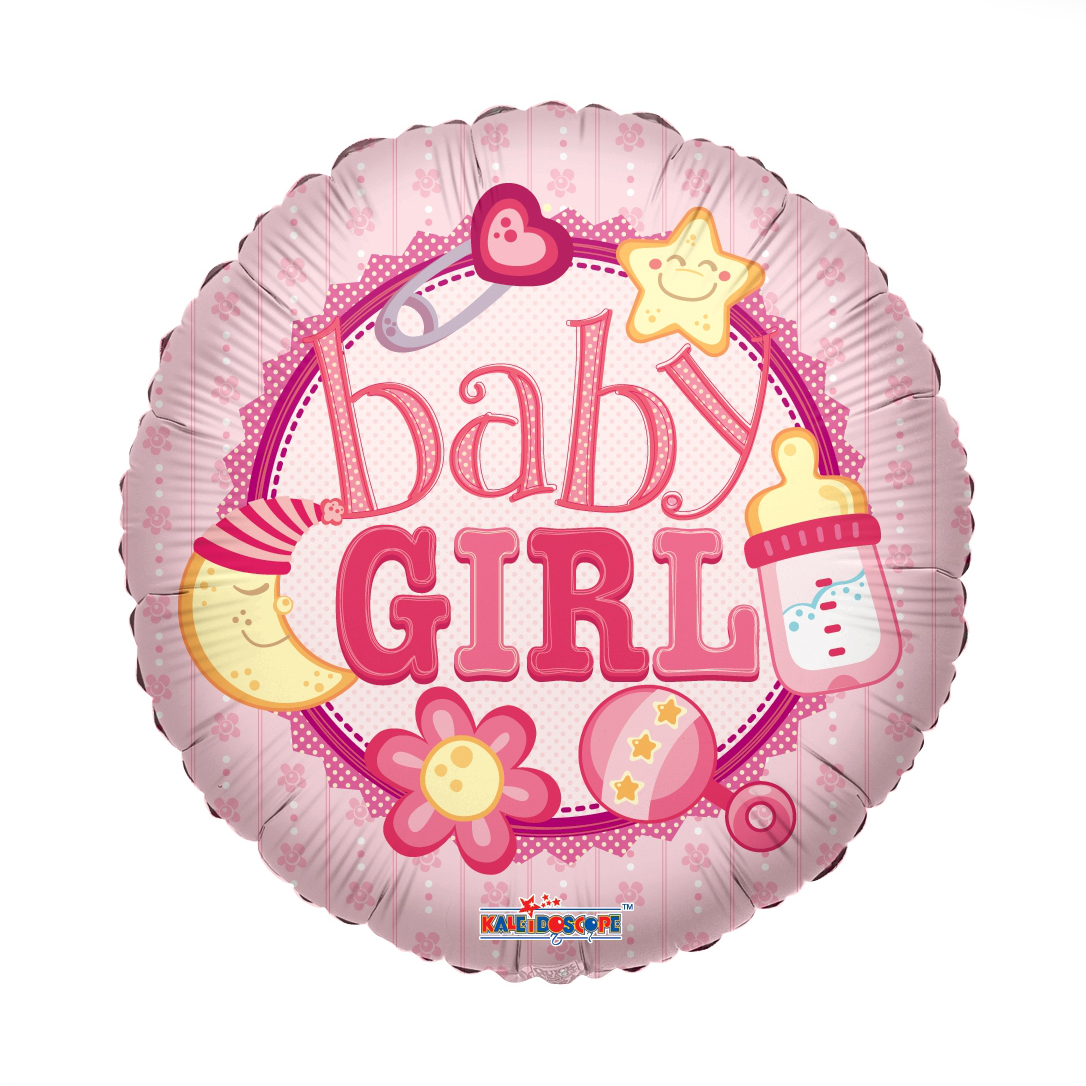 Baby Girl Helium Balloon - XOXO Florist Aberdeen