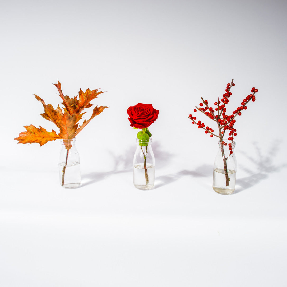 The Festive Trio Floral Display - Florist Aberdeen
