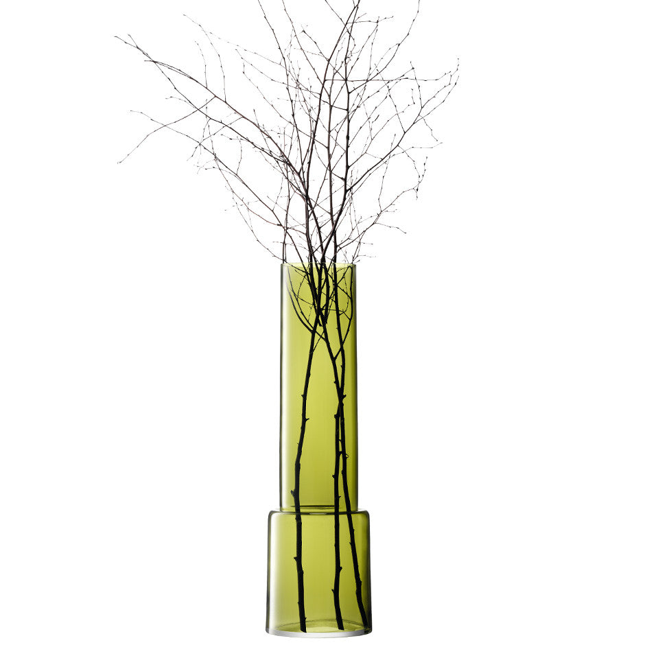 Olive Chimney Vase 85 - LSA International - XOXO Florist Aberdeen