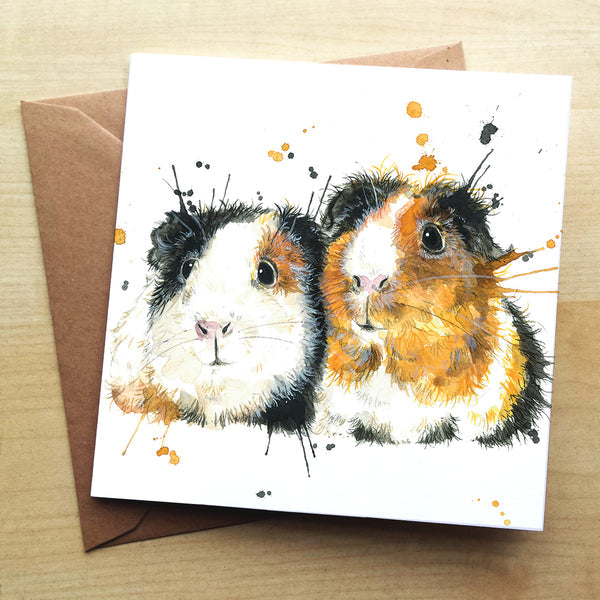 LOVED UP GUINEA PIGS CARD