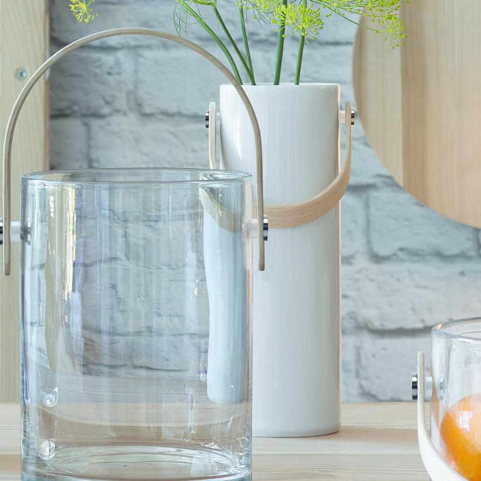 Circular Glass Container By LSA International