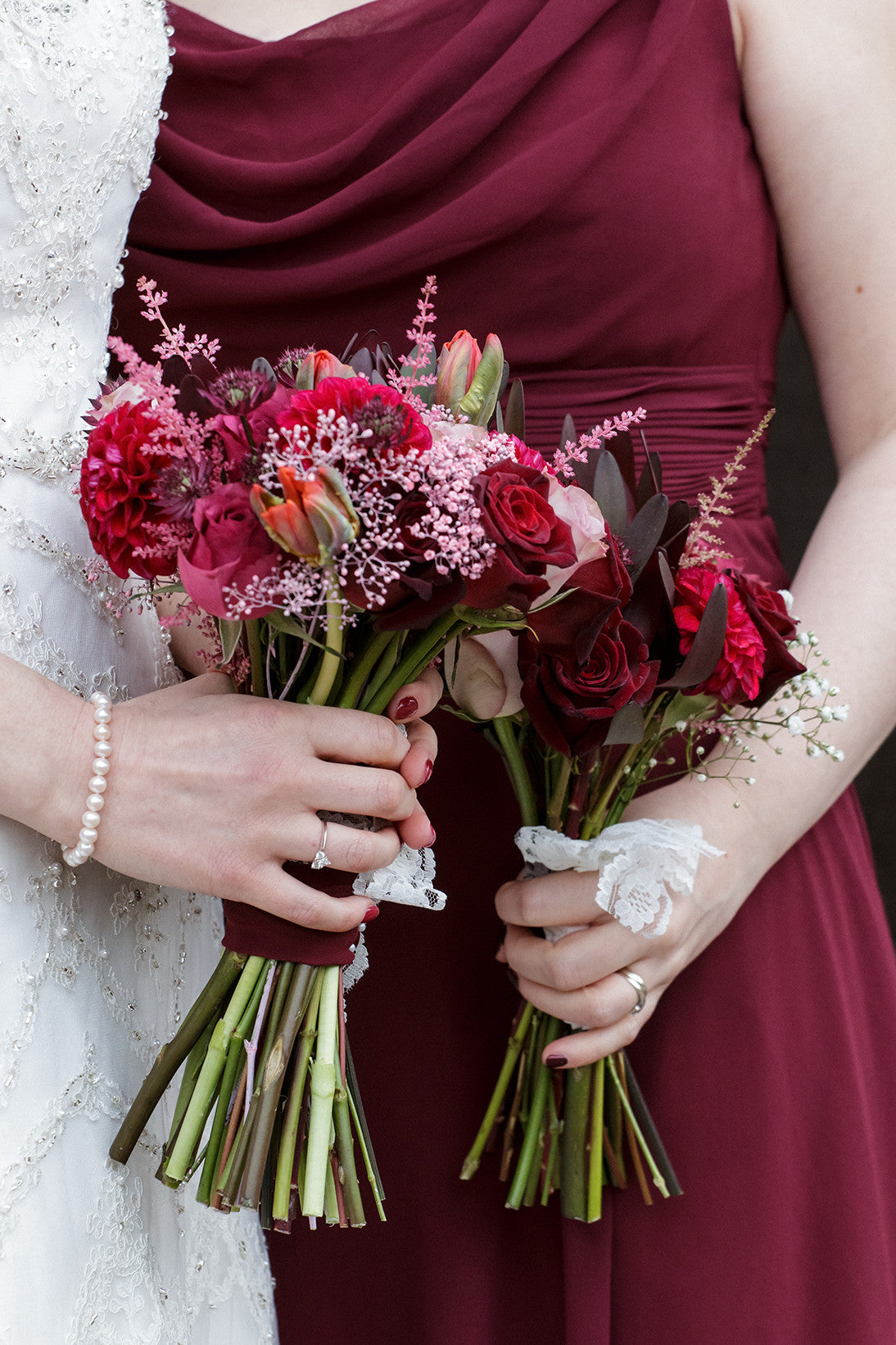 Bride and Bridesmaids Flowers 