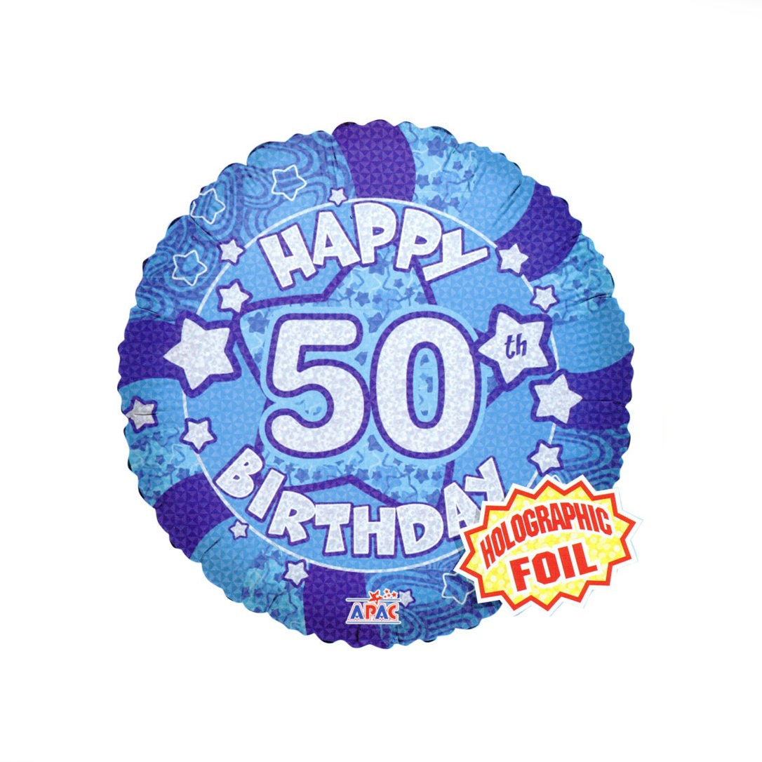 Happy 50th Birthday Balloon - XOXO Florist Aberdeen