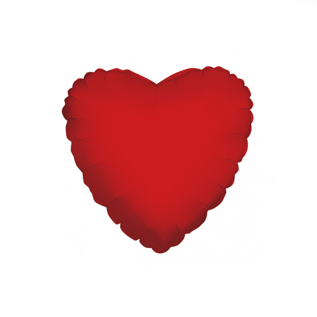 Red Heart Helium Balloon - XOXO Florist Aberdeen