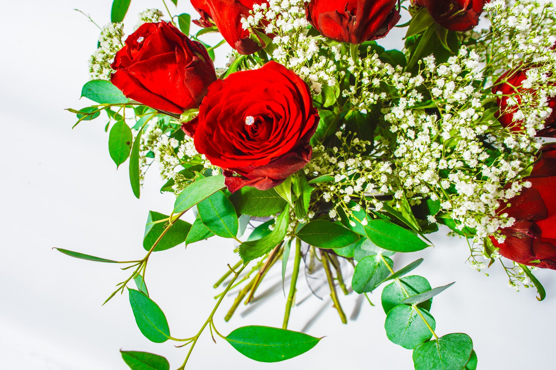 Red Roses Bouquet - Valentines Flowers - XOXO Florist Aberdeen