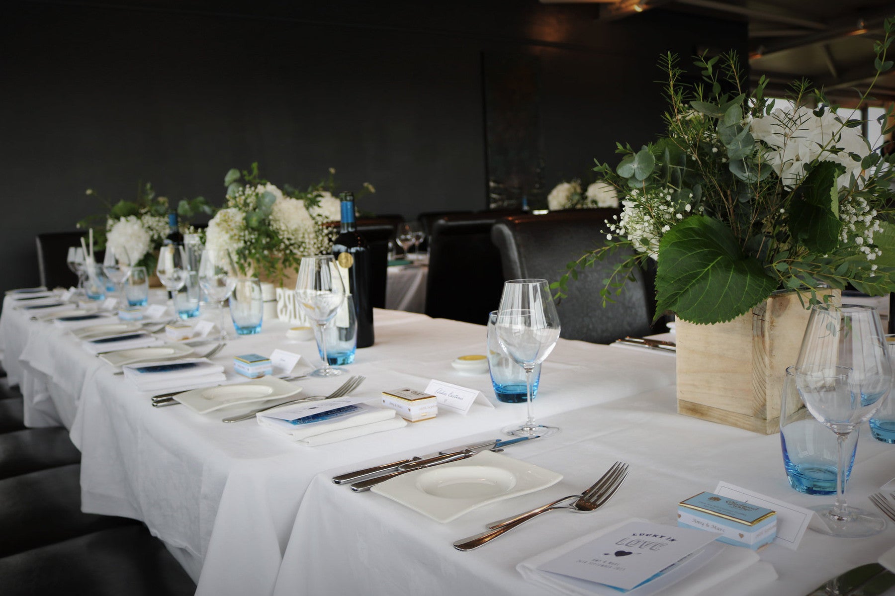 Centre Pieces at Silver Darling Reception